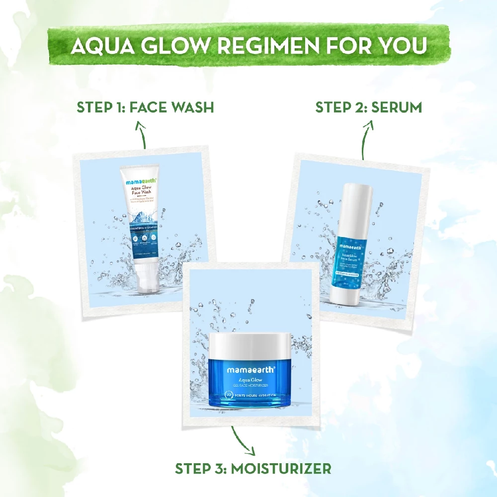 Aqua Glow Gel Face Moisturizer With Himalayan Thermal Water and Hyaluronic Acid for 72 Hours Hydration, 100ml-6.webp